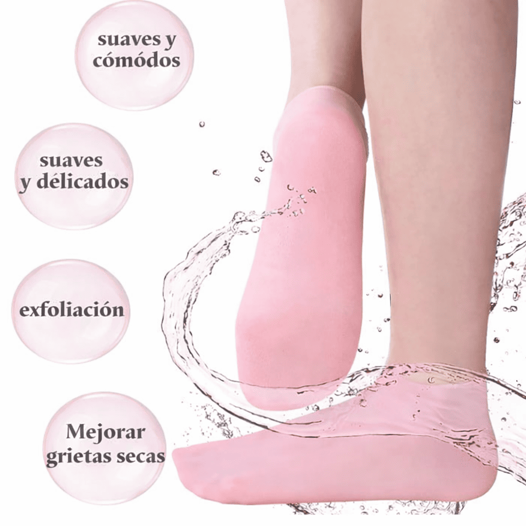 Calcetines de Silicona Hidratantes – Suaviza y Cuida Tus Pies Desde Casa