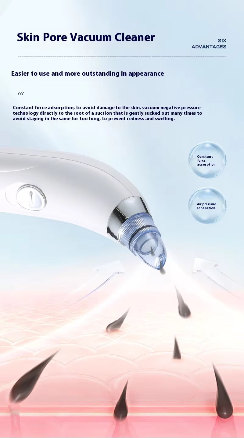 Extractor de Puntos Negros y Espinillas AL VACÍO 👃 - DILE ADIÓS A LOS POROS SUCIOS 👃😷