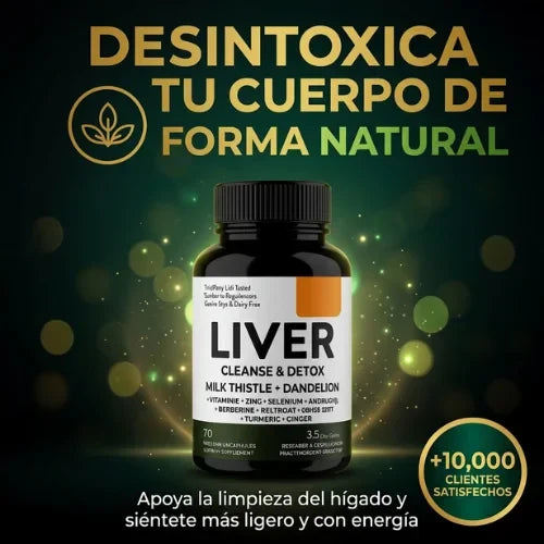 Liver Cleanse Detox & Repair | ¡Recupera la salud de tu hígado!