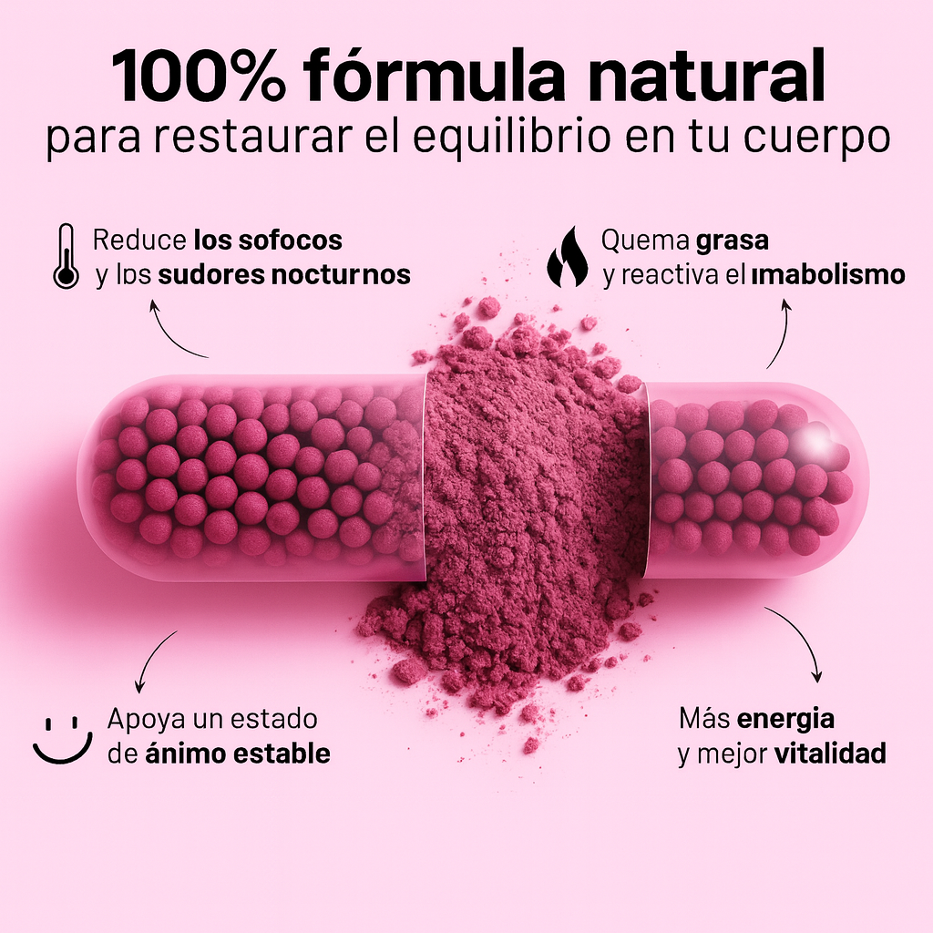 MENO l Cápsulas Adelgazantes  y Control Hormonal para la Menopausia