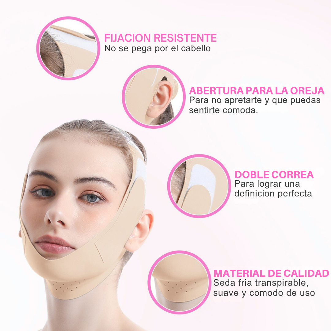 Faja Reductora de Papada – FaceLifting Pro - Transforma tu perfil sin esfuerzo