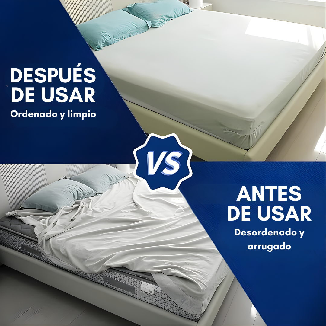 SUJETADORES DE SÁBANAS – Adiós al desorden en tu cama, ajuste perfecto en segundos