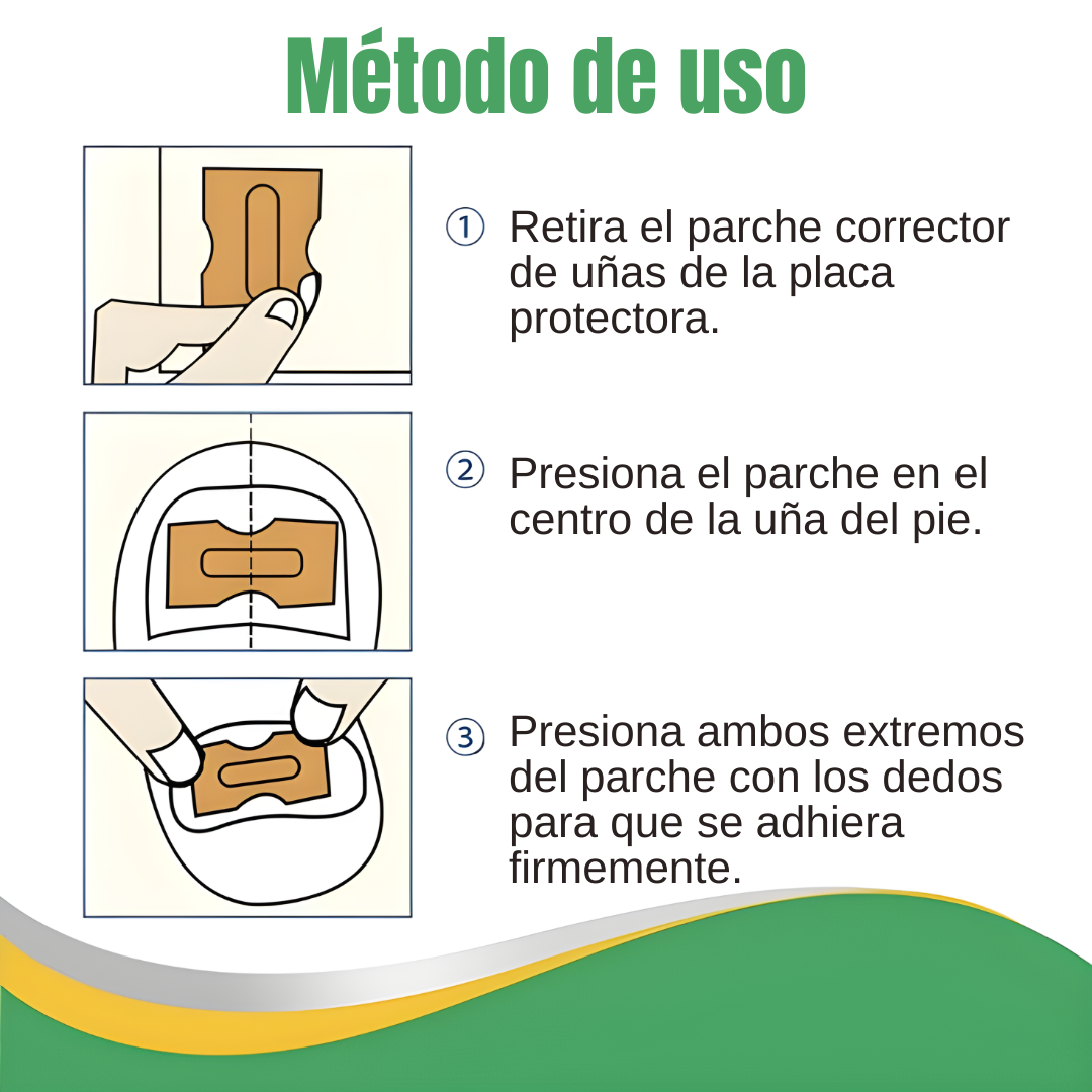 2x1 PARCHE REPARADOR DE UÑA – PROTEGE Y RECUPERA UÑAS ENCARNADAS