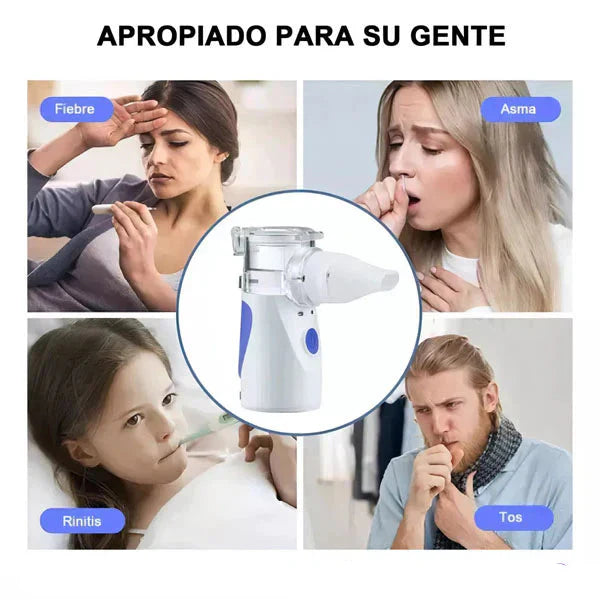 Nebulizador Portátil Silencioso 😪🫁 PARA PEQUES Y GRANDES 👶🏻👵🏼