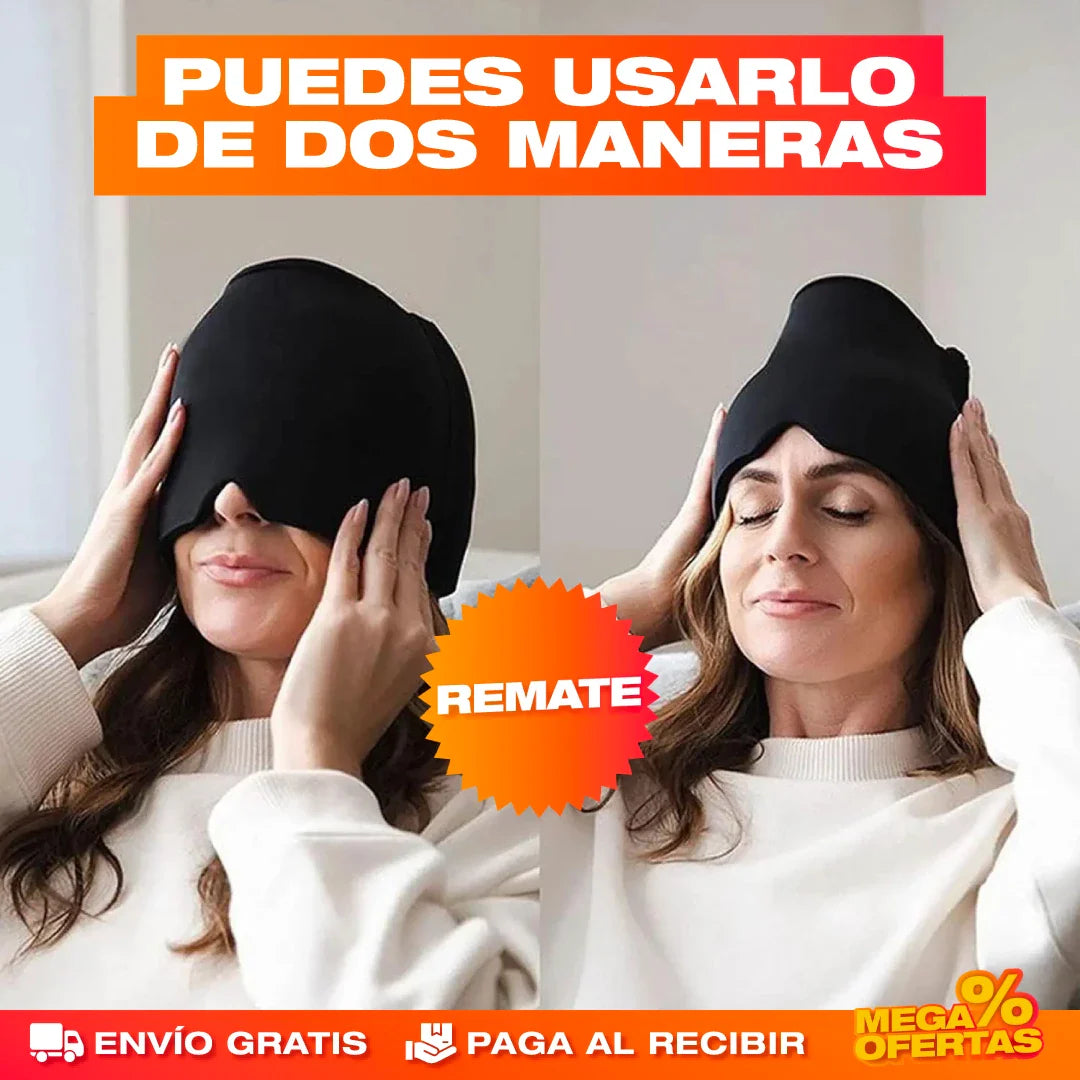 GORRO TERAPEUTICO ANTI-MIGRAÑA - Olvídate del DOLOR 😪