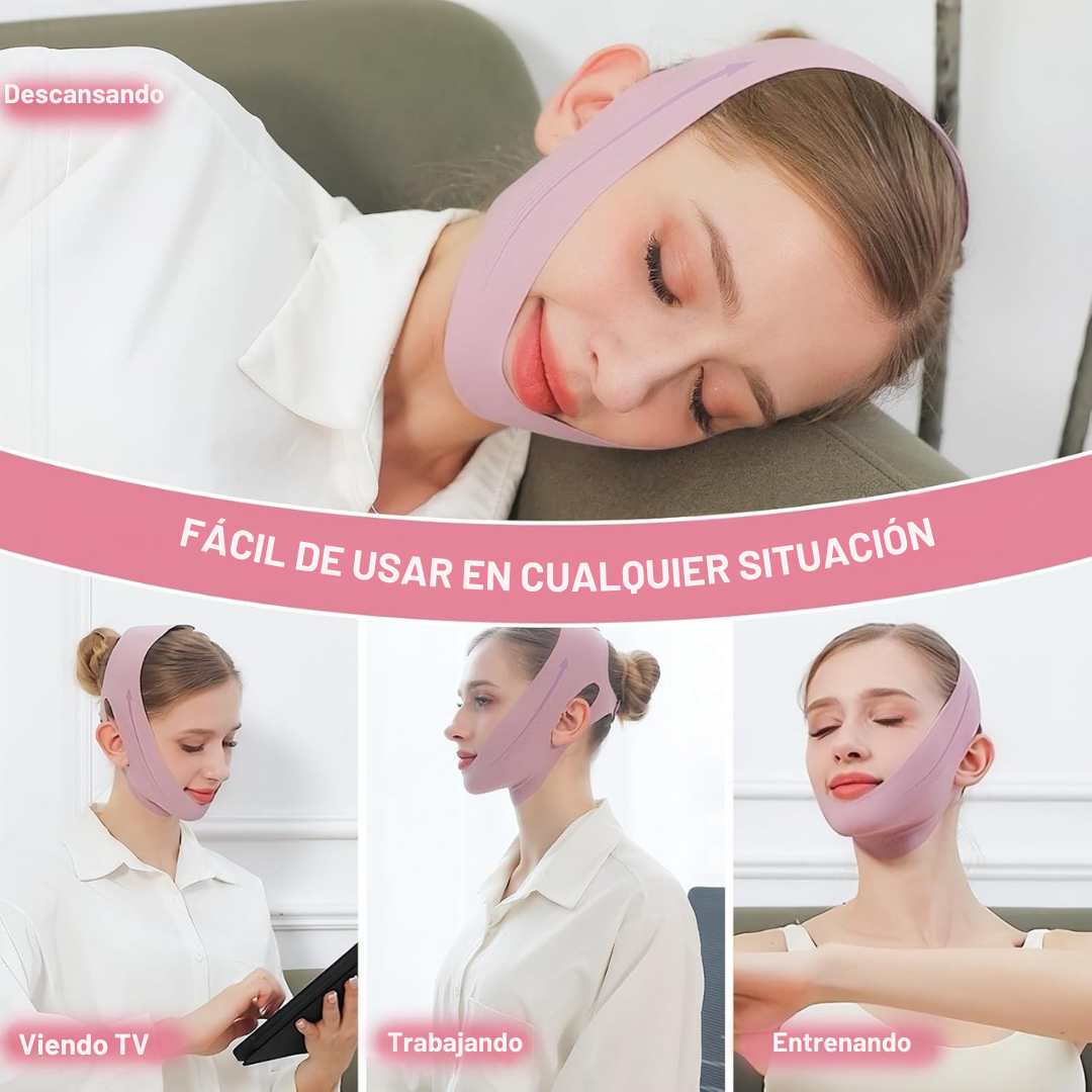 Faja Reductora de Papada – FaceLifting Pro - Transforma tu perfil sin esfuerzo