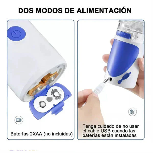 Nebulizador Portátil Silencioso 😪🫁 PARA PEQUES Y GRANDES 👶🏻👵🏼