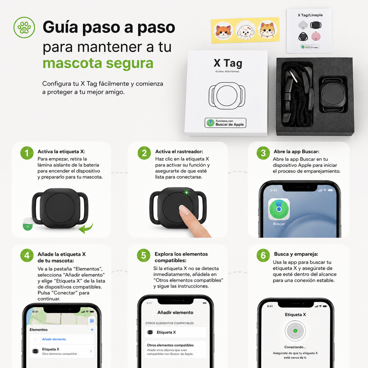 X Tracker GPS - Encuentra tu Mascota donde sea 🚫 🐶🐱