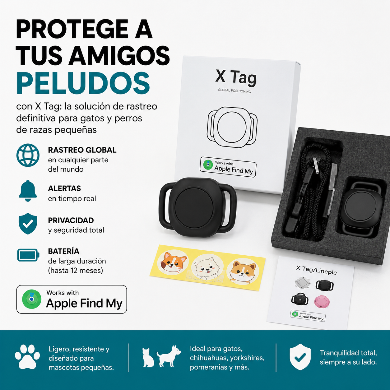 X Tracker GPS - Encuentra tu Mascota donde sea 🚫 🐶🐱
