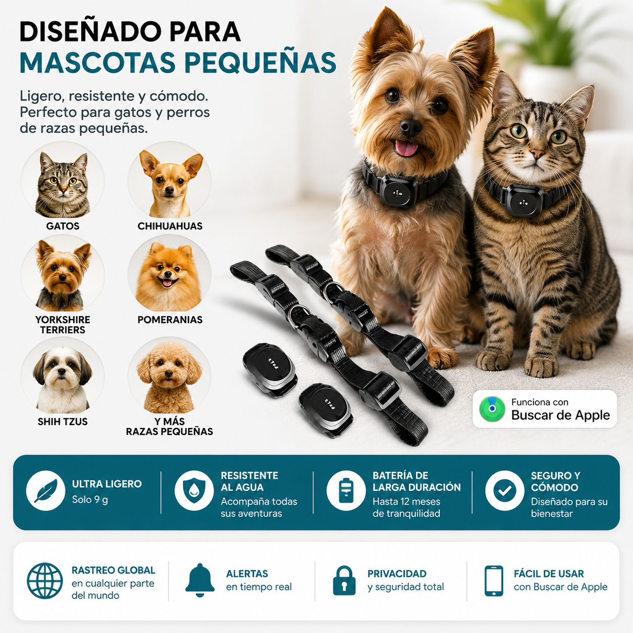 X Tracker GPS - Encuentra tu Mascota donde sea 🚫 🐶🐱