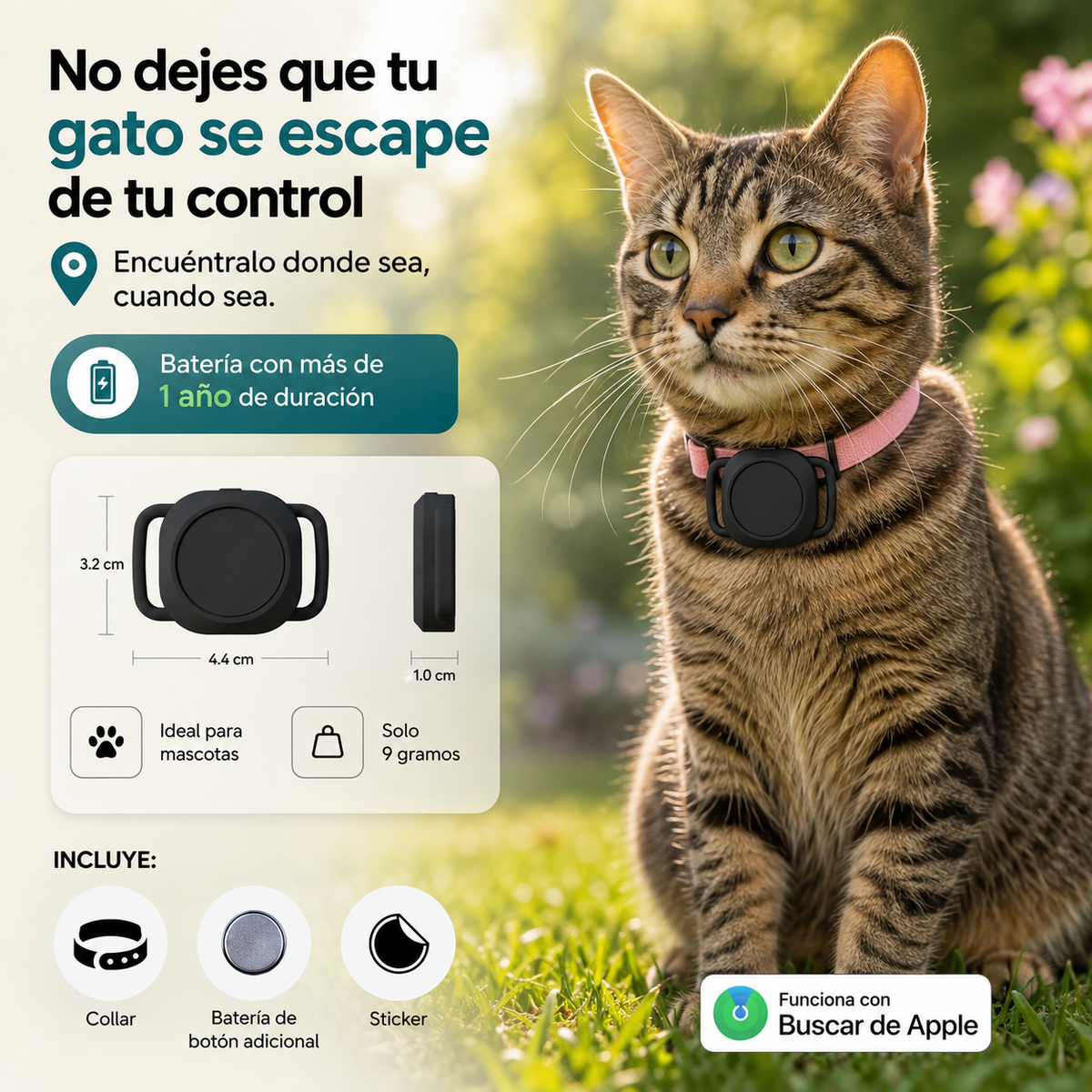 X Tracker GPS - Encuentra tu Mascota donde sea 🚫 🐶🐱
