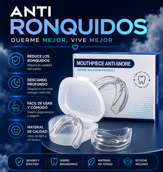 Anti Ronquidos AJUSTABLE 😴 EL SECRETO PARA DORMIR FELIZ. 😌
