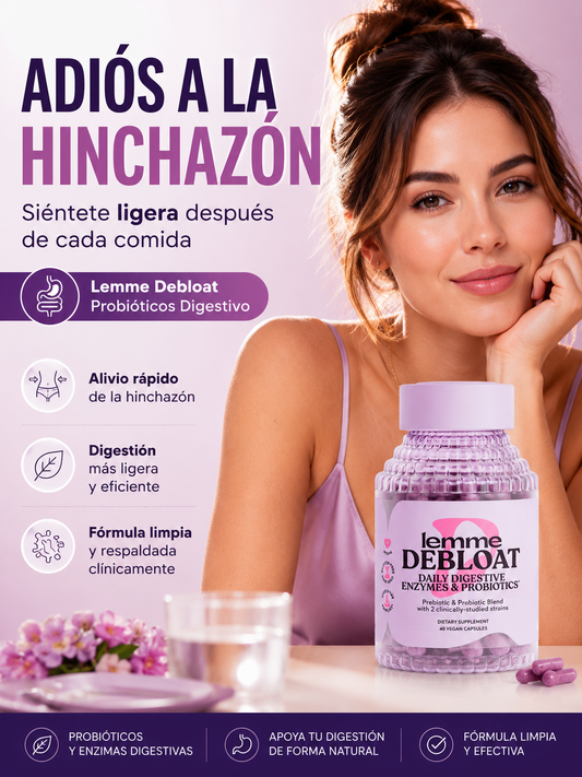 LEMME DEBLOAT - Adiós a la Hinchazón y Gases 🤰💨