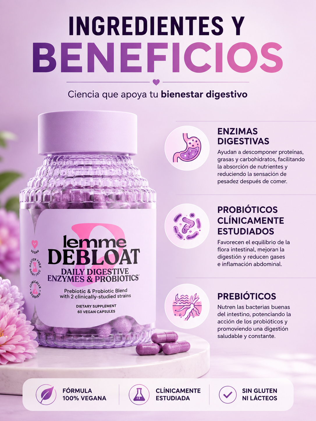 LEMME DEBLOAT - Adiós a la Hinchazón y Gases 🤰💨