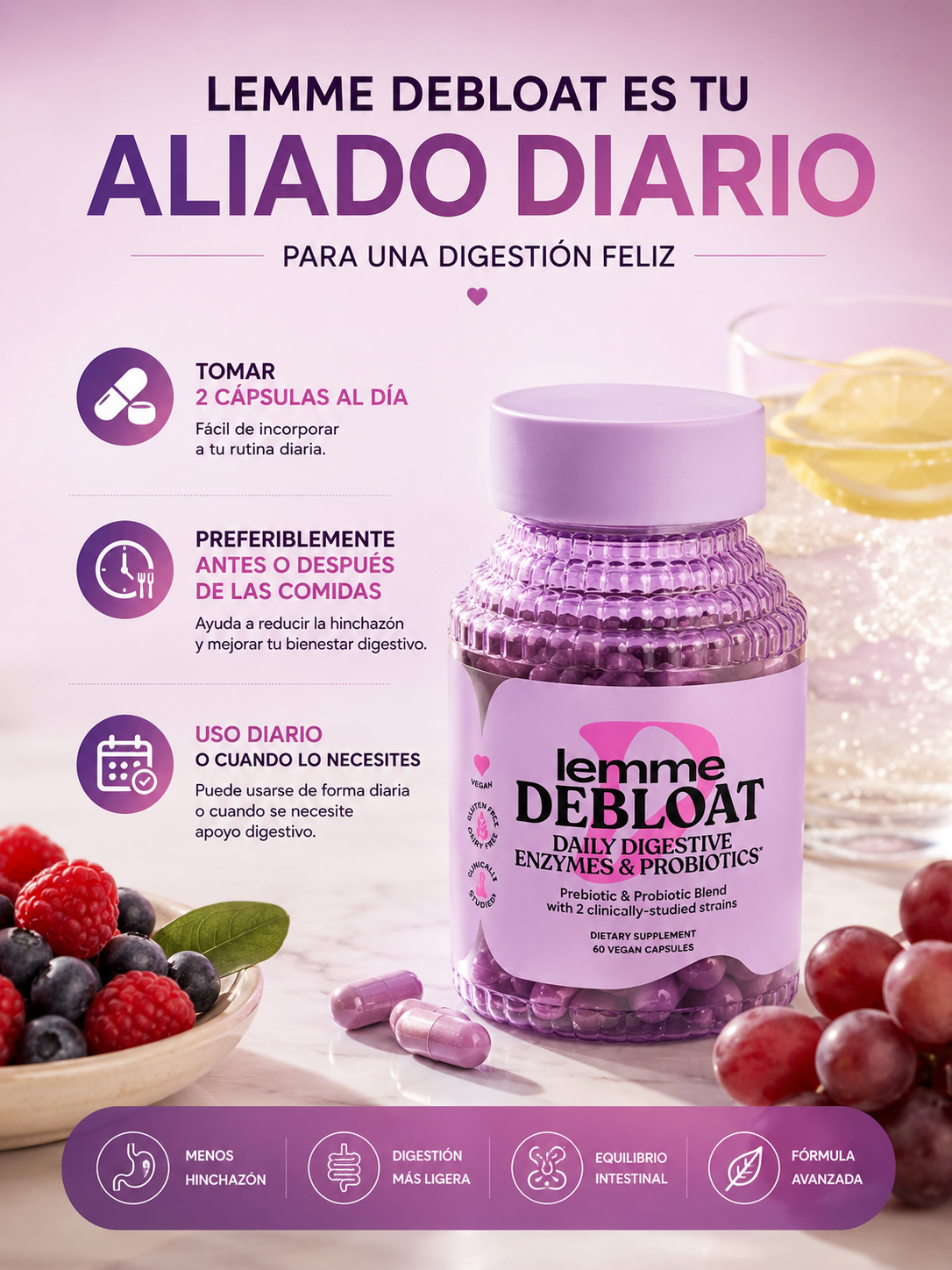 LEMME DEBLOAT - Adiós a la Hinchazón y Gases 🤰💨