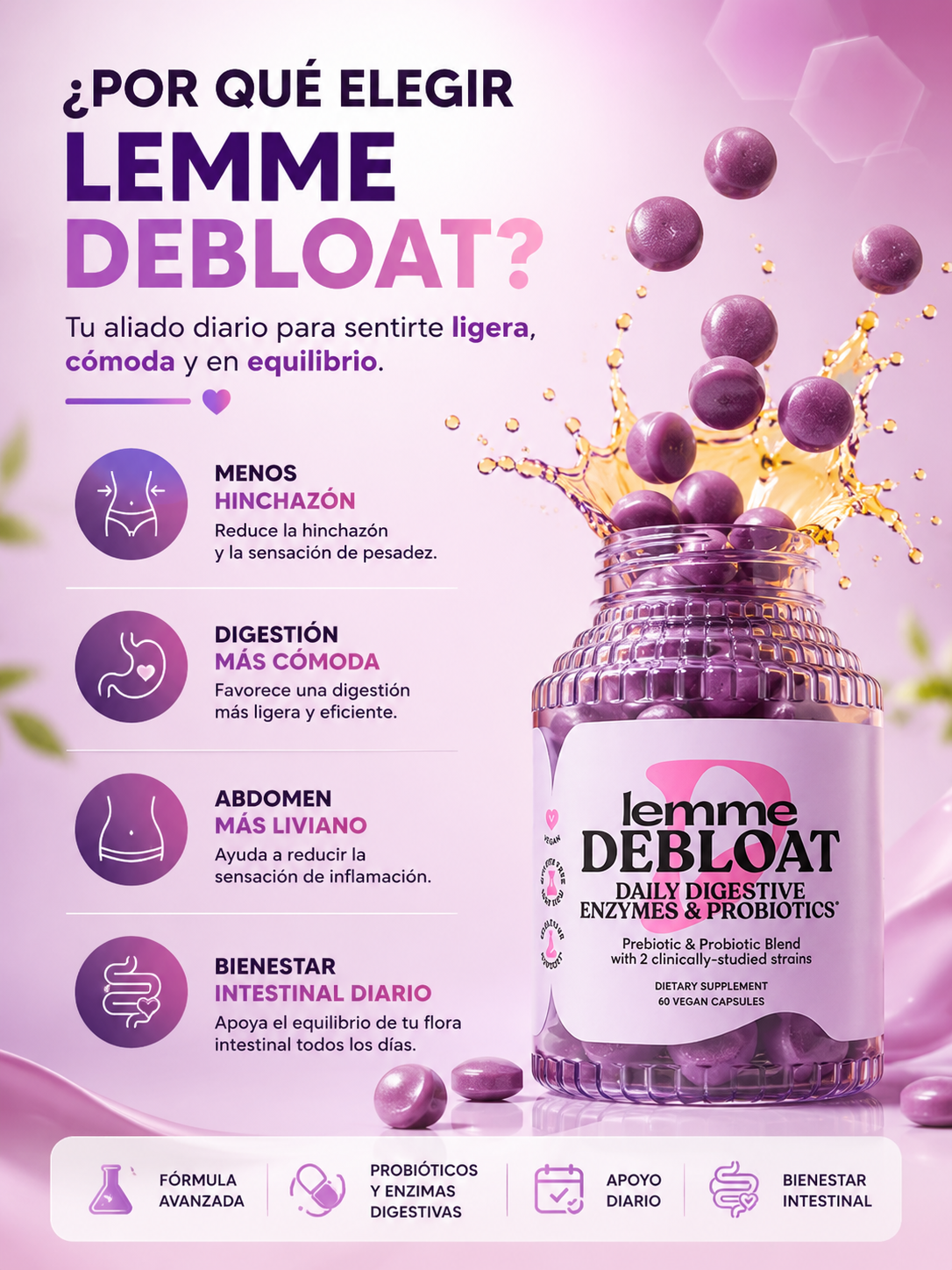 LEMME DEBLOAT - Adiós a la Hinchazón y Gases 🤰💨