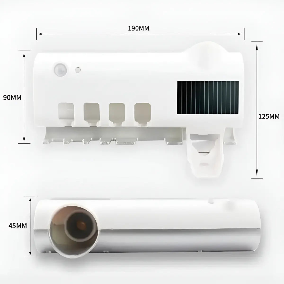 Porta Cepillos Dental con Esterilizador UV🪥🦷 y Dispensador Automático de Pasta