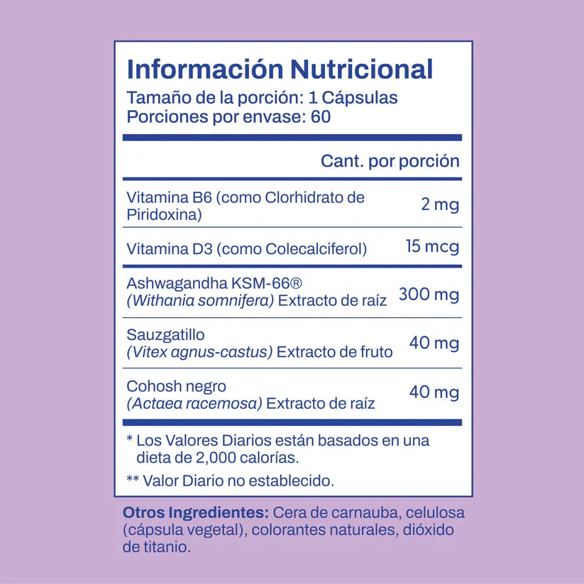 MENO l Cápsulas Adelgazantes  y Control Hormonal para la Menopausia