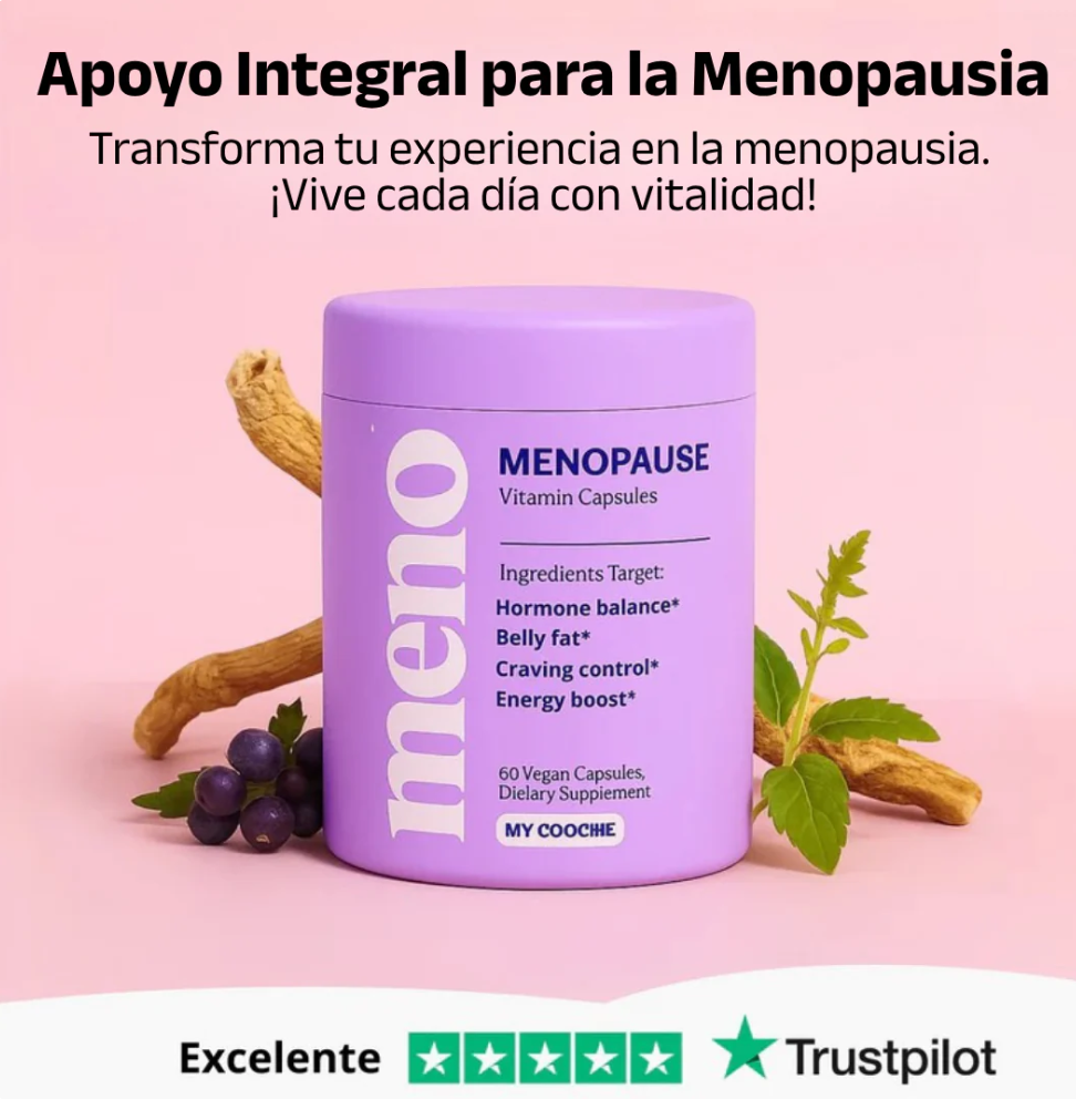 MENO l Cápsulas Adelgazantes  y Control Hormonal para la Menopausia