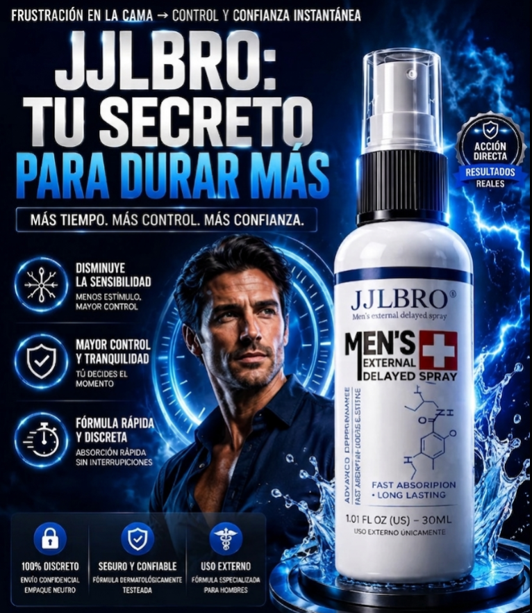 Spray Retardante Masculino JJLBRO® | Más Control y Duración