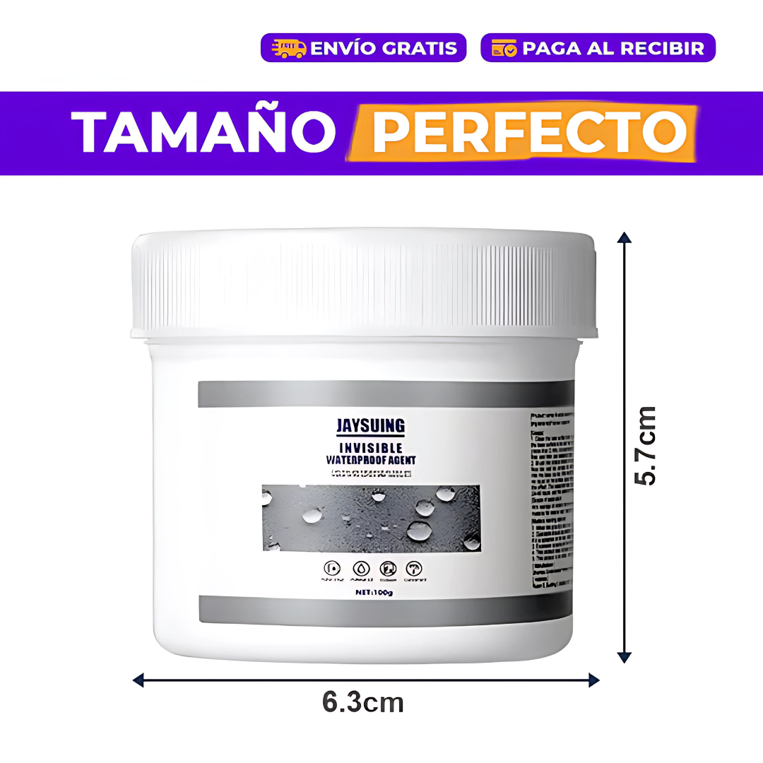 IMPERMEABILIZANTE 500 GR - La solución rápida y duradera para goteras, grietas y humedad.