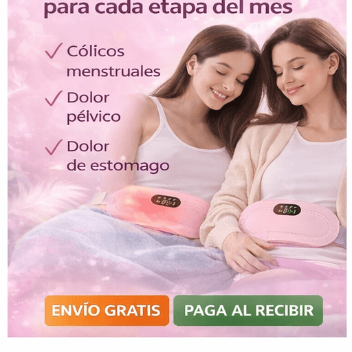 💖Cinturón Térmico con Masaje Relajante | Tu Alivio para esos Días 🥹