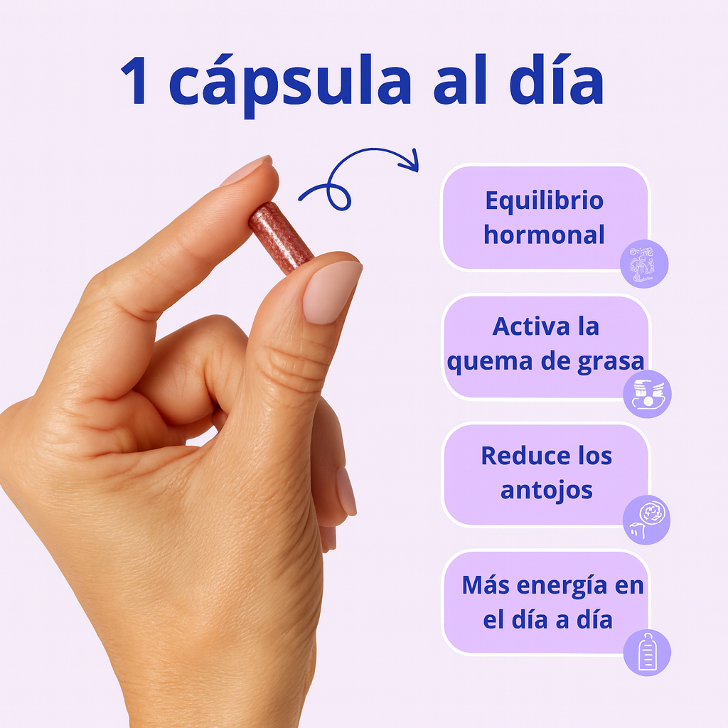 MENO l Cápsulas Adelgazantes  y Control Hormonal para la Menopausia
