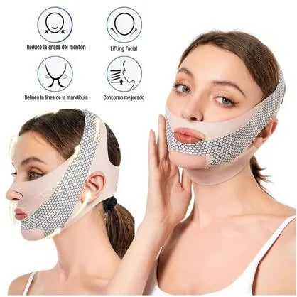 Faja Reductora de Papada – FaceLifting Pro - Transforma tu perfil sin esfuerzo