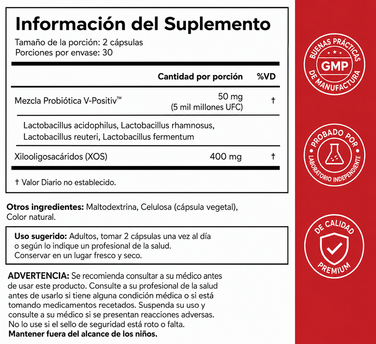 URO Suplemento Probiótico Vaginal - Mejora tu salud y mal olor